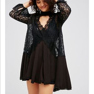 Free people Secret Origins Pieced Lace Tunic